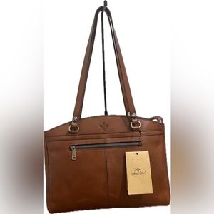 Patricia Nash Poppy Tote Tan